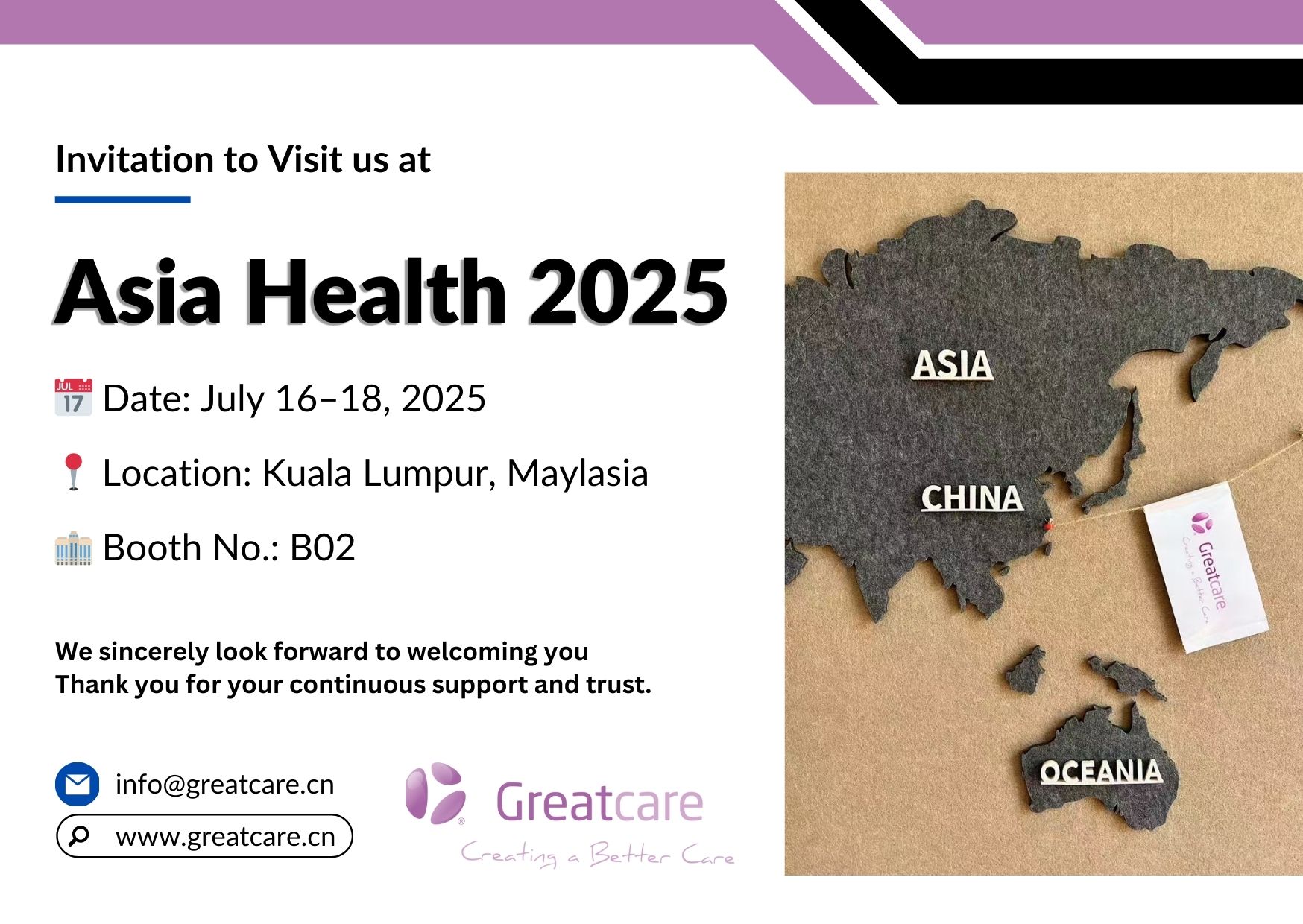 Prisijunkite prie mūsų „Asia Health 2025“